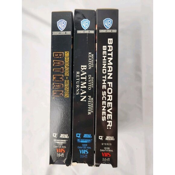 Batman VHS 1989-1995 Lot Batman - Batman Return’s - Batman Forever Behind Scenes - Picture 3 of 6